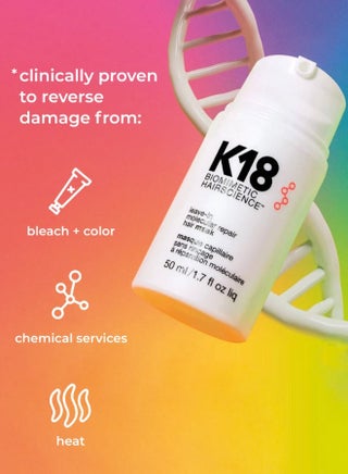 Leave-In Molecular Repair Hair Mask, 4-Minute Speed Treatment, Renews Hair Damage From Color, Chemical Services Heat 50ml - view 3
